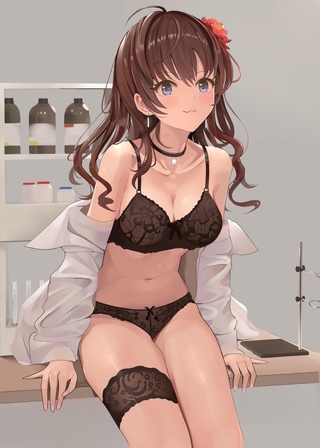 Anime shower lingerie dirty talk