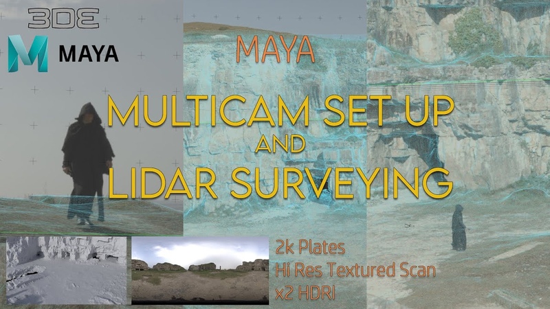 3 DEqualizer to Maya Multi Cam Set Up and Lidar Surveying Part