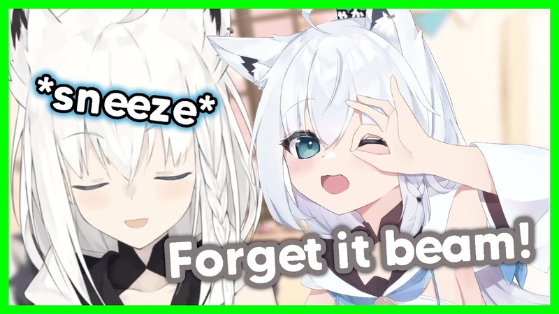 Fubuki get caught sneezing and cast a Forget it beam spell to