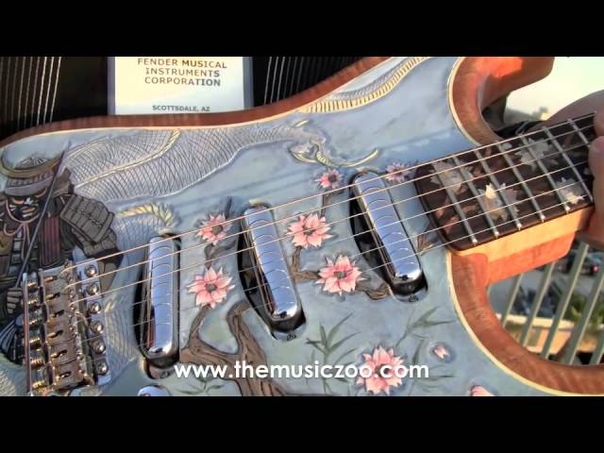NAMM 2012: The Amazing Samurai Stratocaster From Fender Masterbuilder John