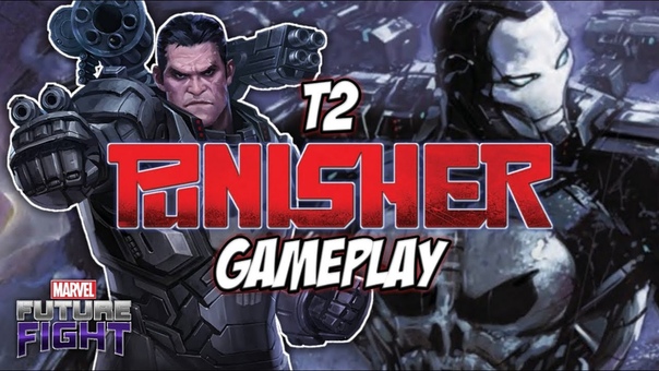 Marvel Future Fight: T2 Punisher Gameplay Build + Story, TU, VS, WBI, WB, Shadowland Marvel